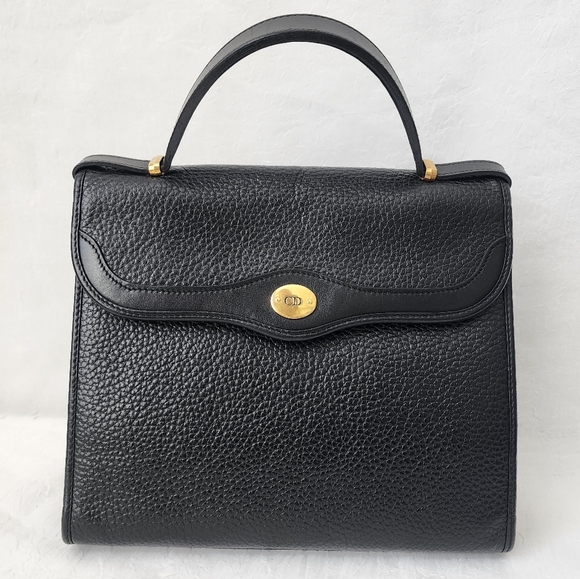 Dior Handbags - Auth Christian Dior Vintage Top Handle Bag